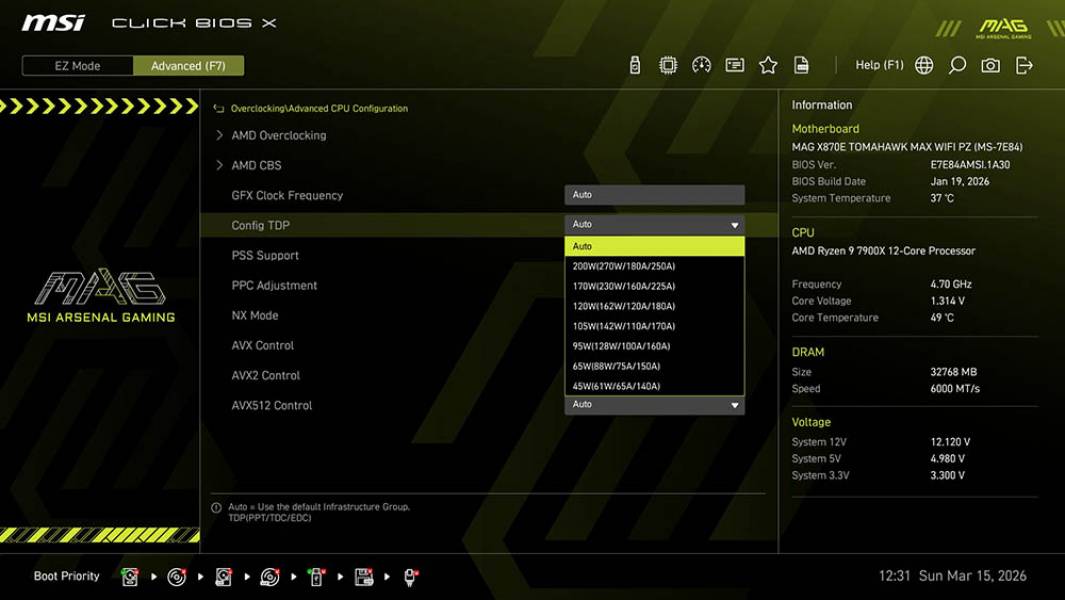MSI MAG X870E TOMAHAWK MAX WIFI PZ-2